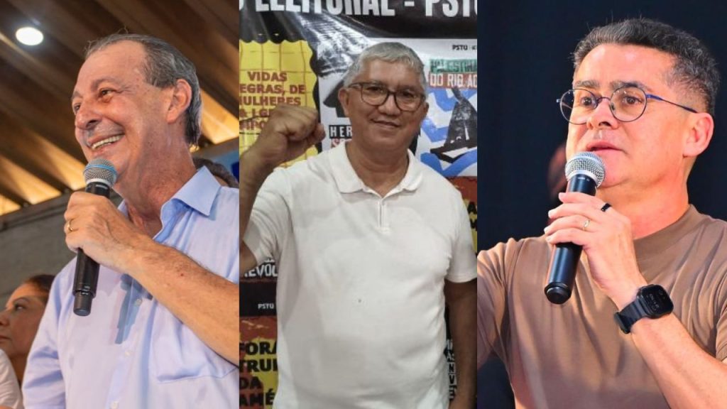Três candidatos têm candidaturas homologadas ao Governo do Amazonas em 2026