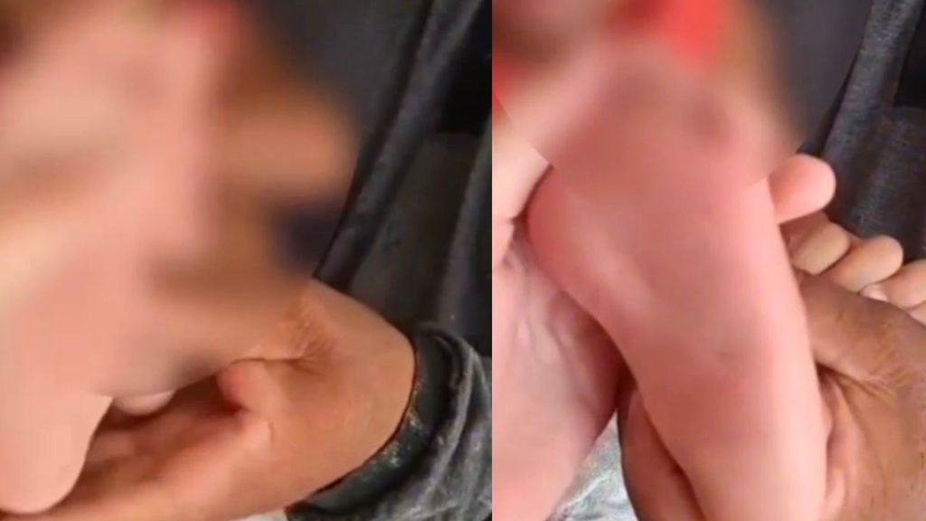 Mulher é presa após filho de 1 ano ser achado sem fralda e com bolhas nos pés em Manaus