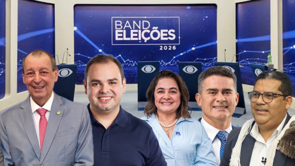 Candidatos ao Governo do Amazonas se enfrentam em debate neste domingo (9)