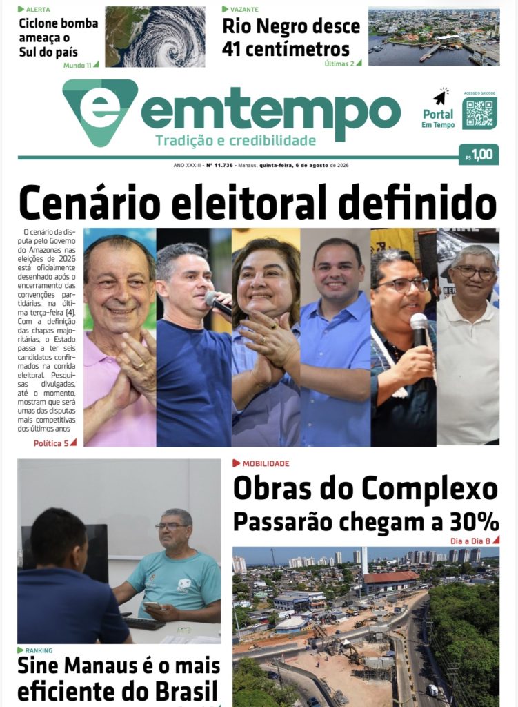 Jornal Em Tempo – quinta-feira, 6 de agosto de 2026
