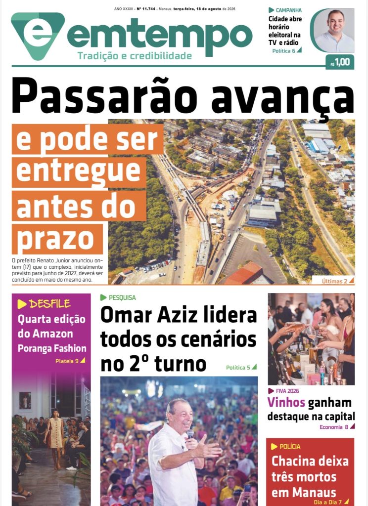 Jornal Em Tempo – terça-feira, 18 de agosto de 2026