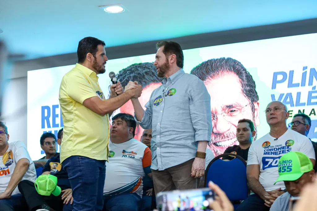 Renato Junior declara apoio a Plínio Valério para o Senado em Manaus