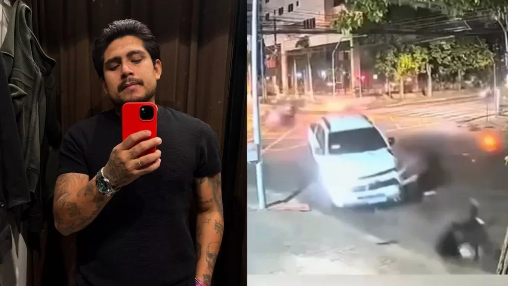 Vídeo mostra acidente com viatura que avançou sinal e matou barbeiro em Manaus