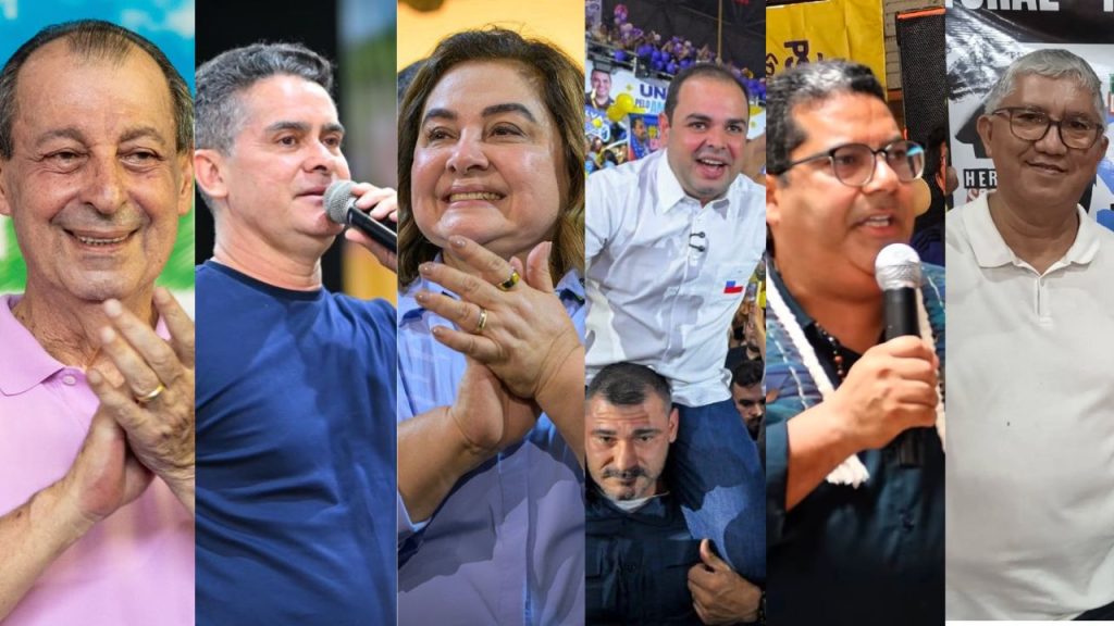 Seis candidatos são confirmados para o Governo do Amazonas em 2026