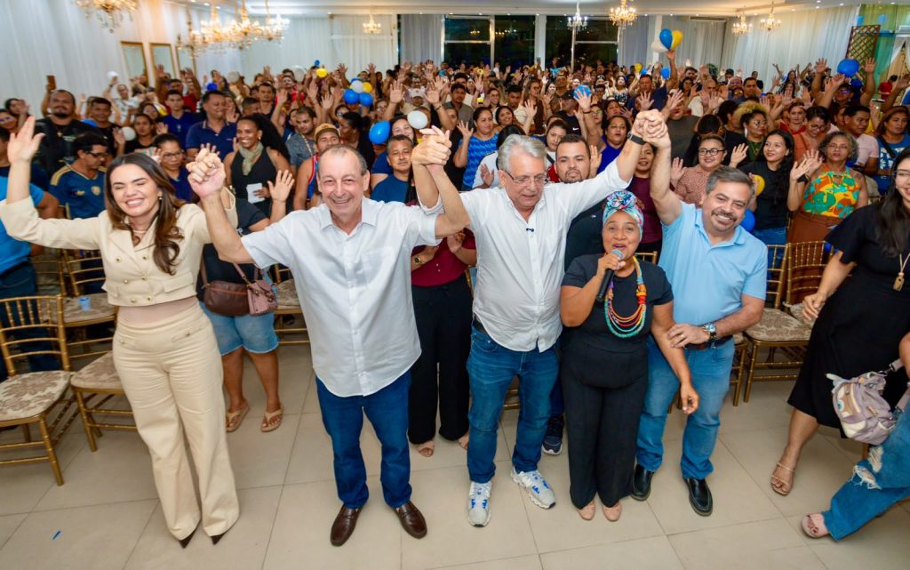 Omar Aziz defende melhoria da merenda escolar em reunião com Pauderney Avelino