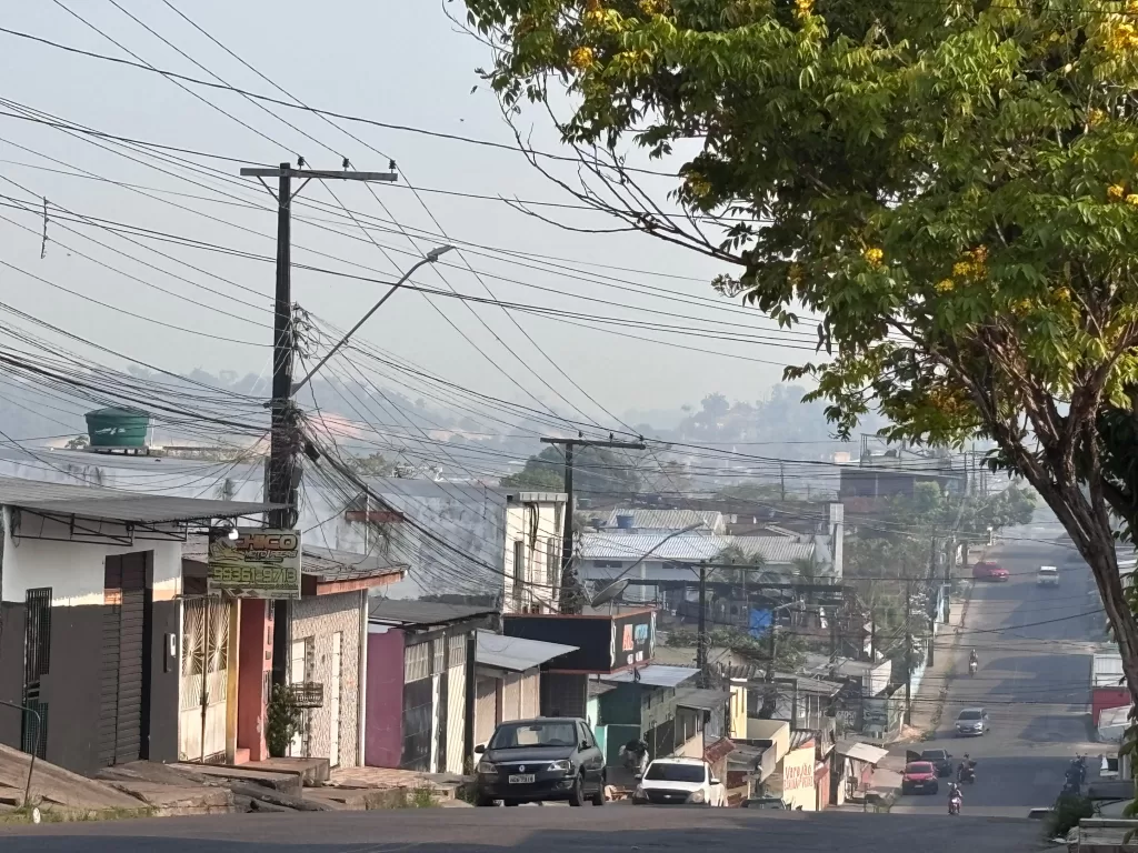 Manaus registra níveis de poluição do ar acima do limite máximo nesta quarta