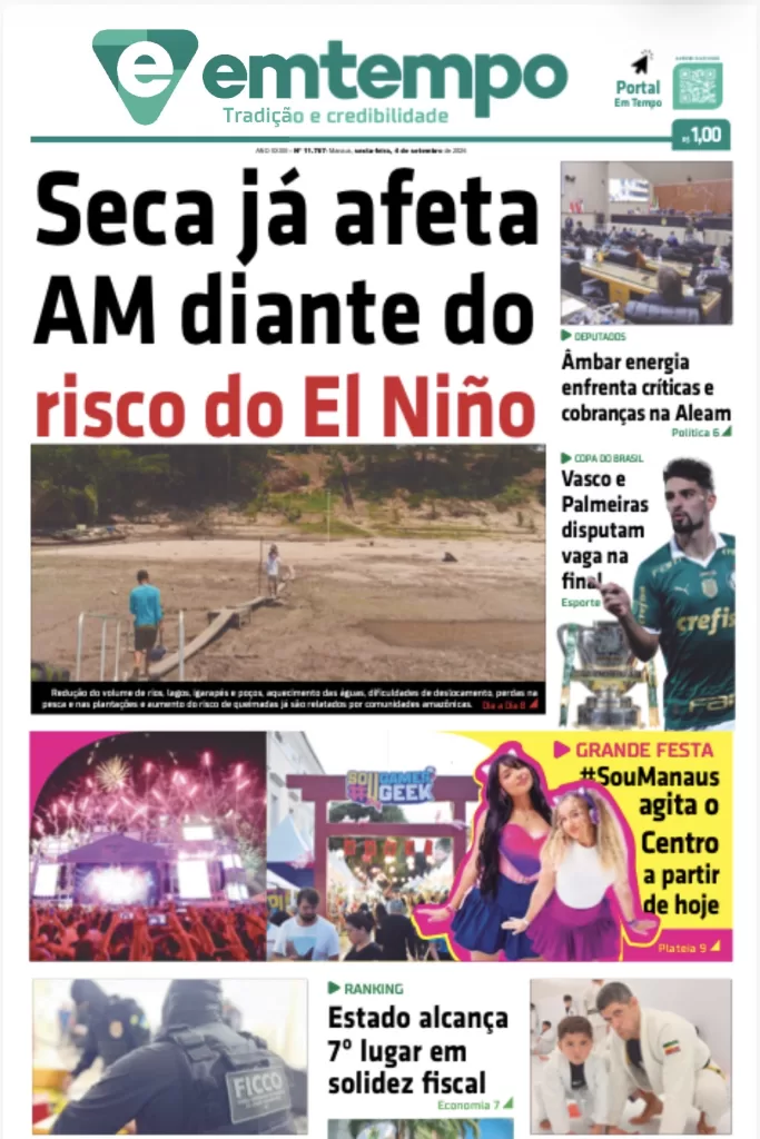 Jornal Em Tempo - edição de 5 de setembro de 2026