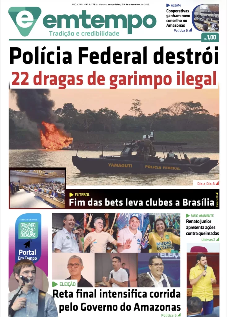 Jornal Em Tempo – terça-feira, 29 de setembro de 2026