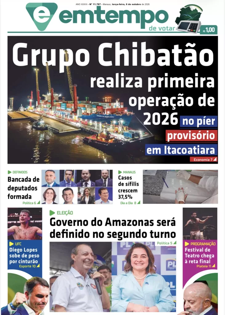 Jornal Em Tempo – terça-feira, 6 de outubro de 2026