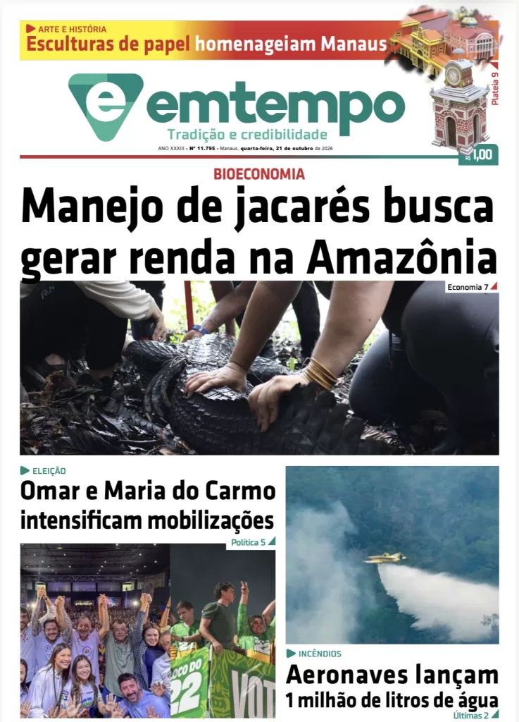 Jornal Em Tempo – quarta-feira, 21 de outubro de 2026