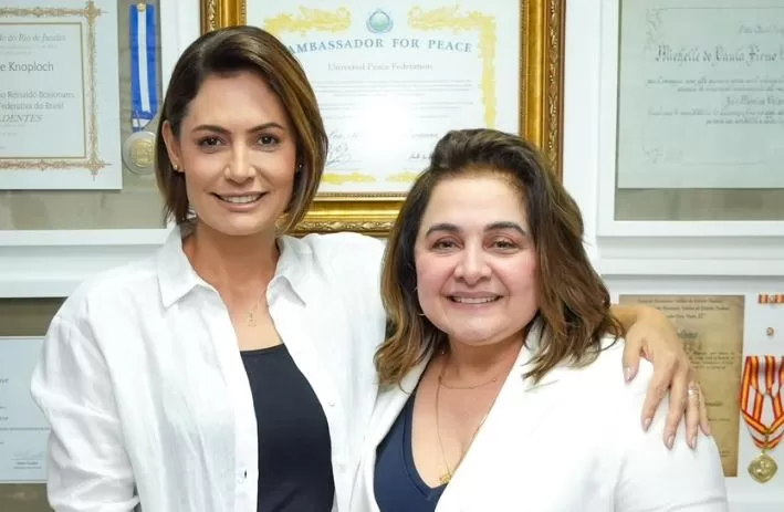 Michelle Bolsonaro virá ao Amazonas para campanha de Maria do Carmo no 2º turno