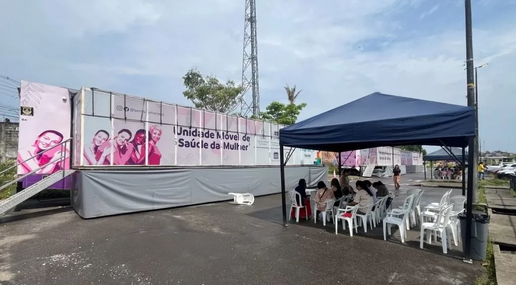 Três Unidades Móveis oferecem mamografias gratuitas no shopping Phelippe Daou em Manaus