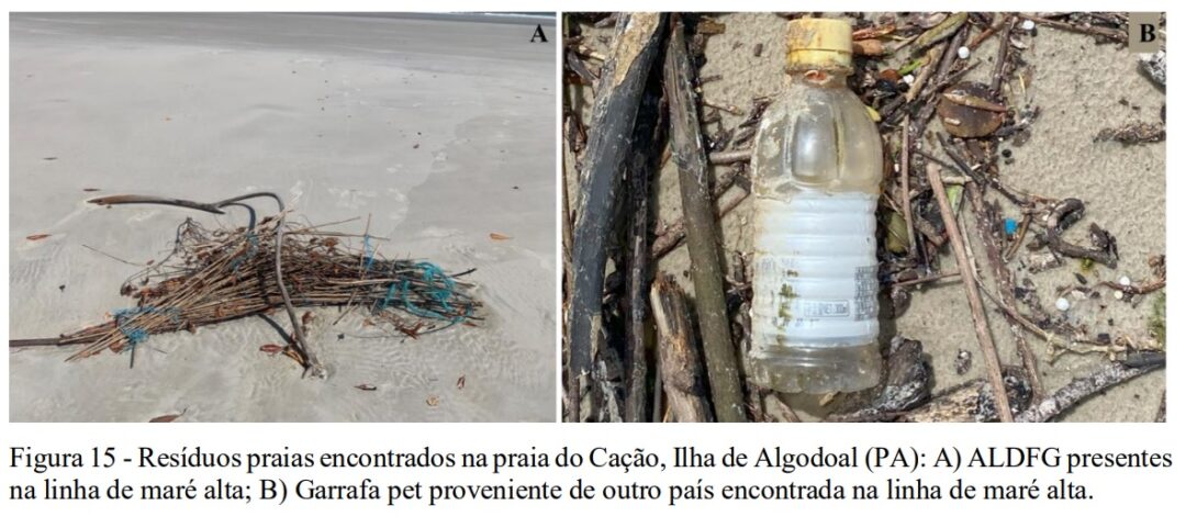 Estudo revela resíduos de pesca na Ilha de Algodoal, Pará