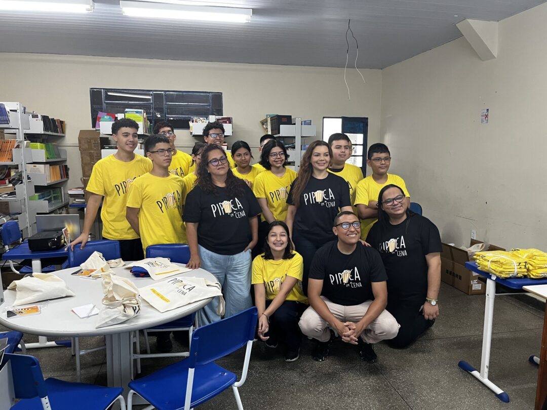 Oficinas de audiovisual do Pipoca em Cena começam para estudantes da rede pública em Manaus