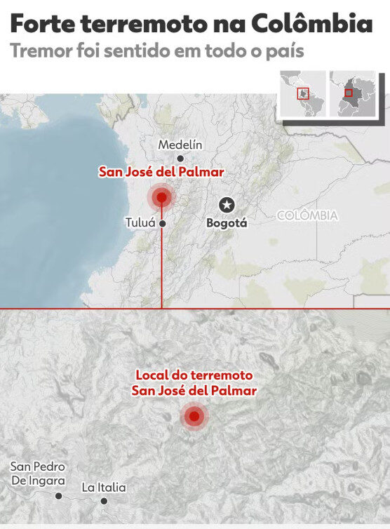 Moradores de Manaus Sentem Tremor de Terremoto na Colômbia