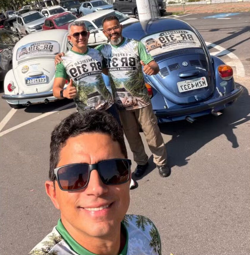 Expedição de Fuscas inicia jornada de 4.200 km entre Acre e Roraima