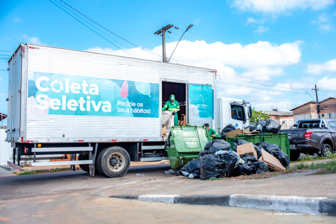 Ecopontos de Boa Vista coletam 350 toneladas de resíduos em 2026