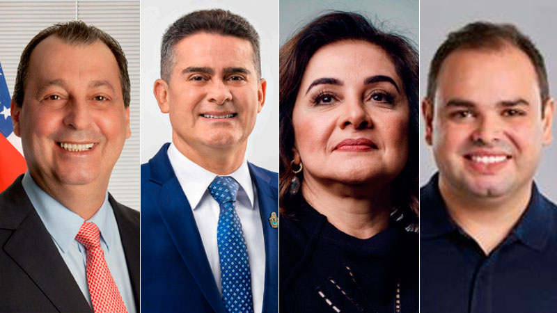 Omar Aziz lidera pesquisa para Governo do Amazonas, com empate técnico entre outros candidatos