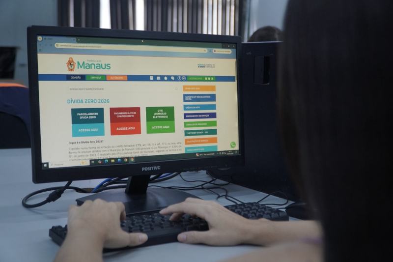 Manaus lança programa 'Dívida Zero 2026' com isenção total de juros