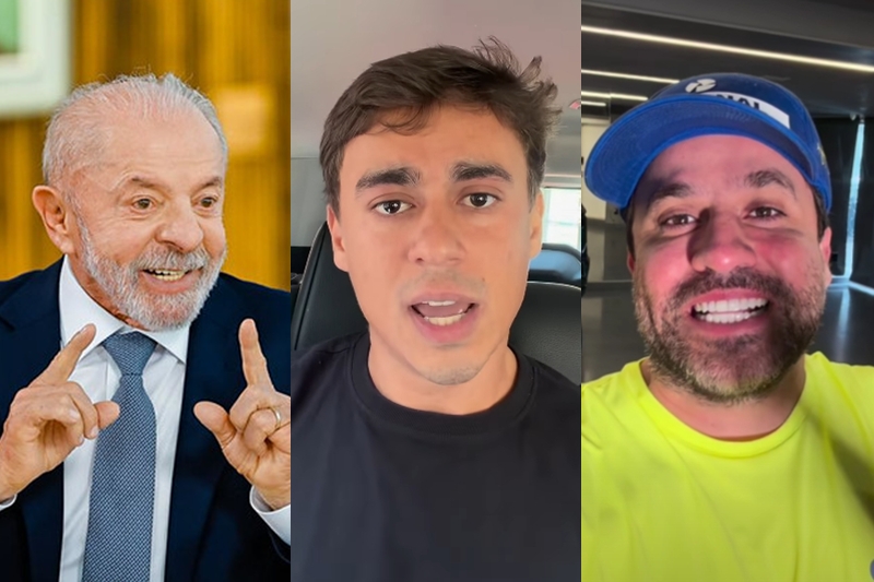 TSE rejeita pedido de Lula para bloquear perfis de Nikolas e Marçal