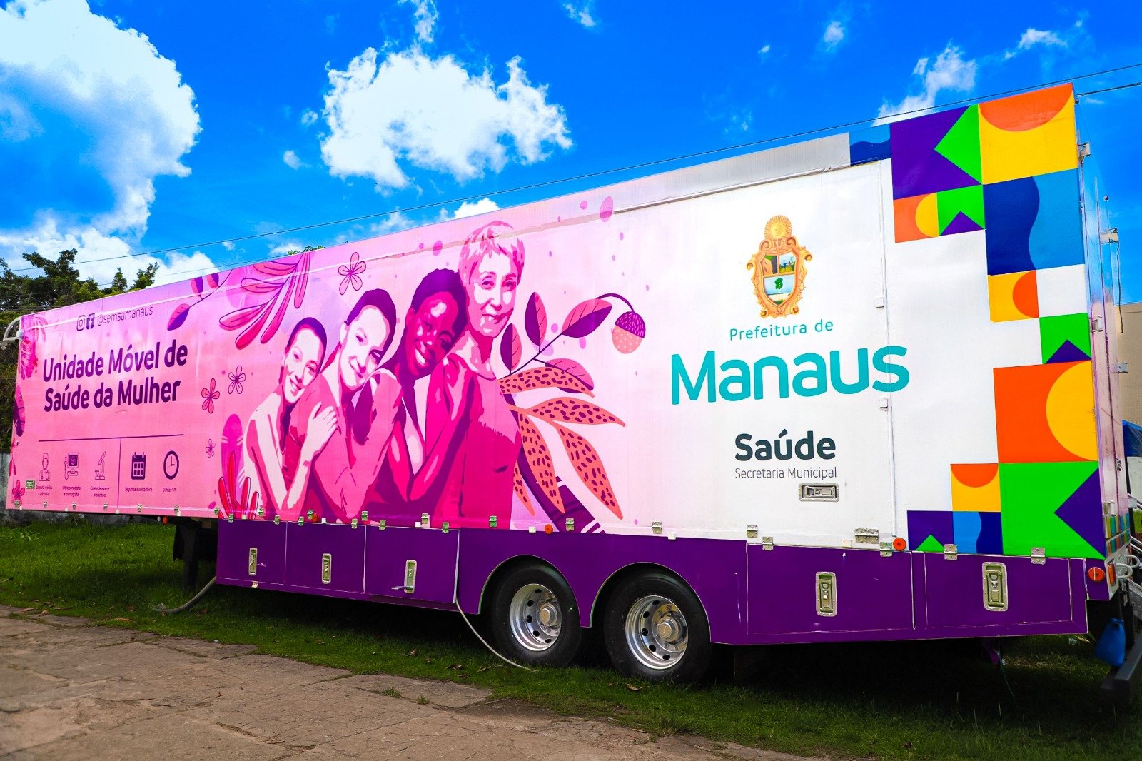 Unidades Móveis de Saúde da Mulher atendem nas zonas Leste e Rural a partir de 20/03