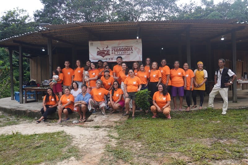 Formação Pedagogia da Floresta fortalece ensino tradicional em Igapó-Açu