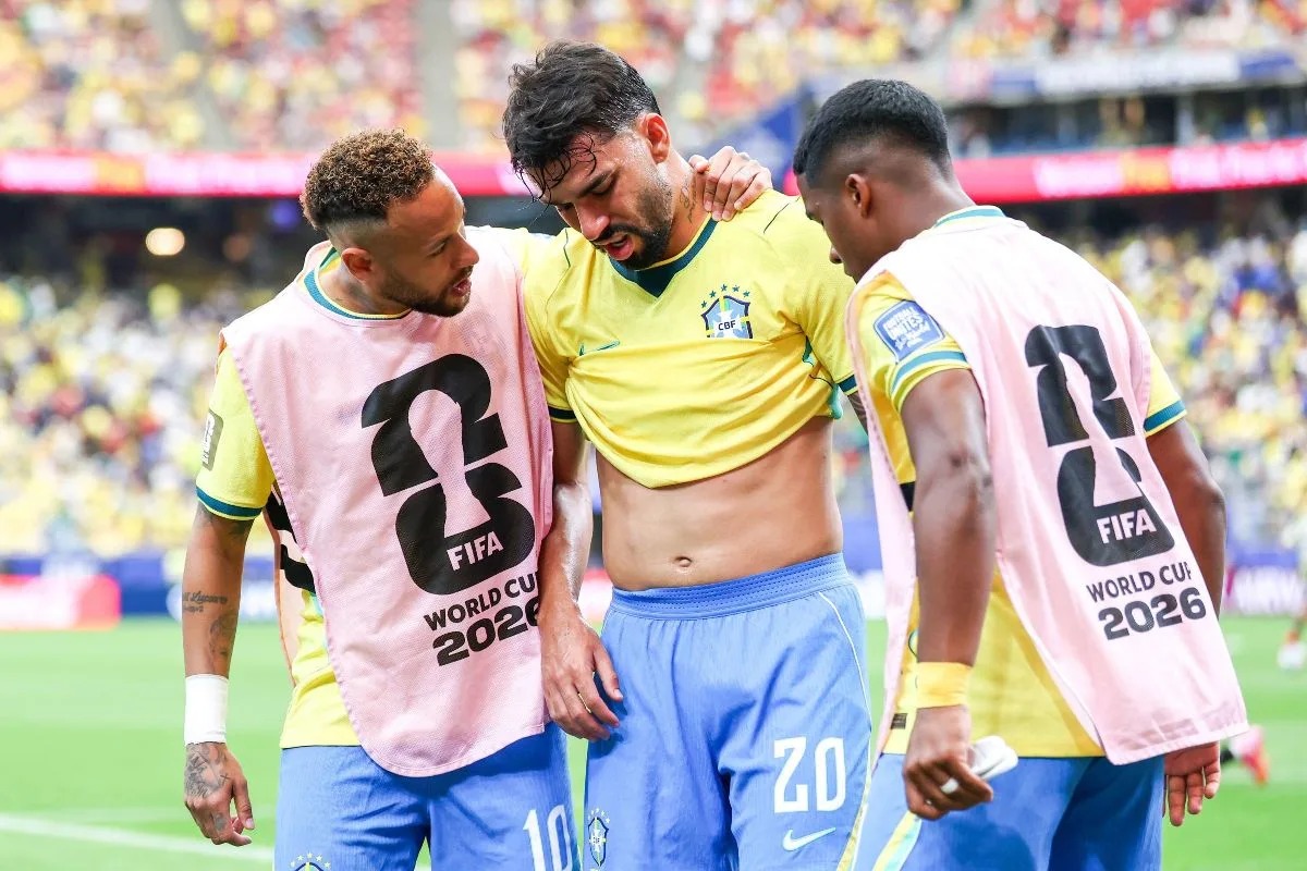 Lucas Paquetá sofre lesão e está fora das próximas partidas do Brasil