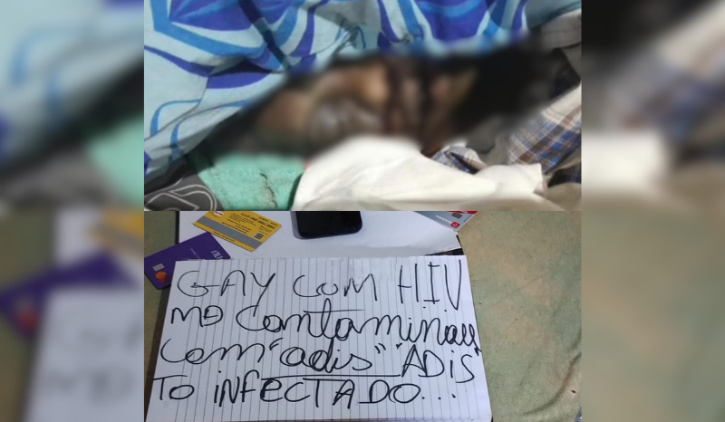 Homem encontrado morto em Manaus com bilhete homofóbico ao lado do corpo