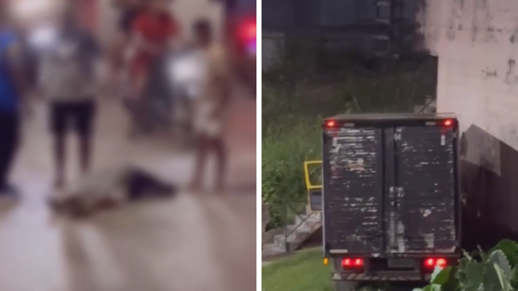 Motorista salta de caminhão em movimento antes de colisão em Rio Preto da Eva
