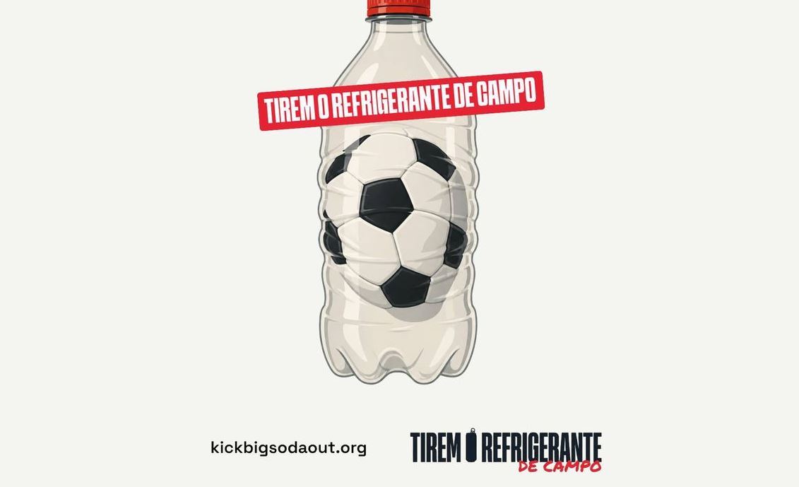 Campanha luta por Copa do Mundo sem publicidade de refrigerantes