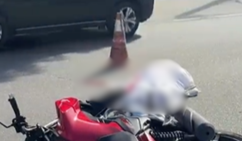 Idosa perde a vida após ser atropelada por motocicleta em Manaus