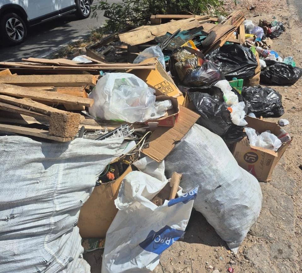 MP investiga acúmulo de lixo na Avenida Autaz Mirim, em Manaus