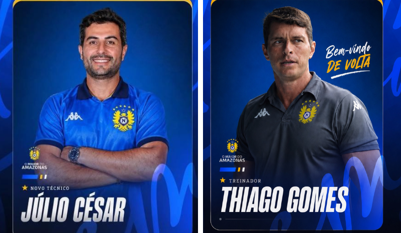Nacional Futebol Clube troca treinador e traz Thiago Gomes de volta