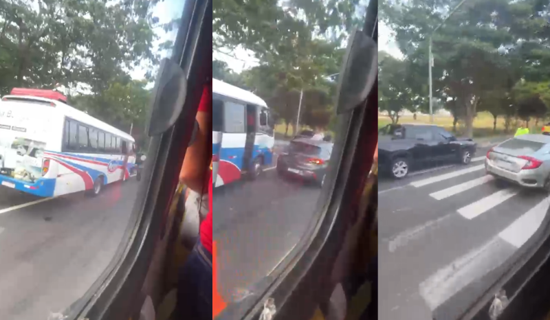 Engavetamento com cinco veículos causa congestionamento na Avenida das Flores