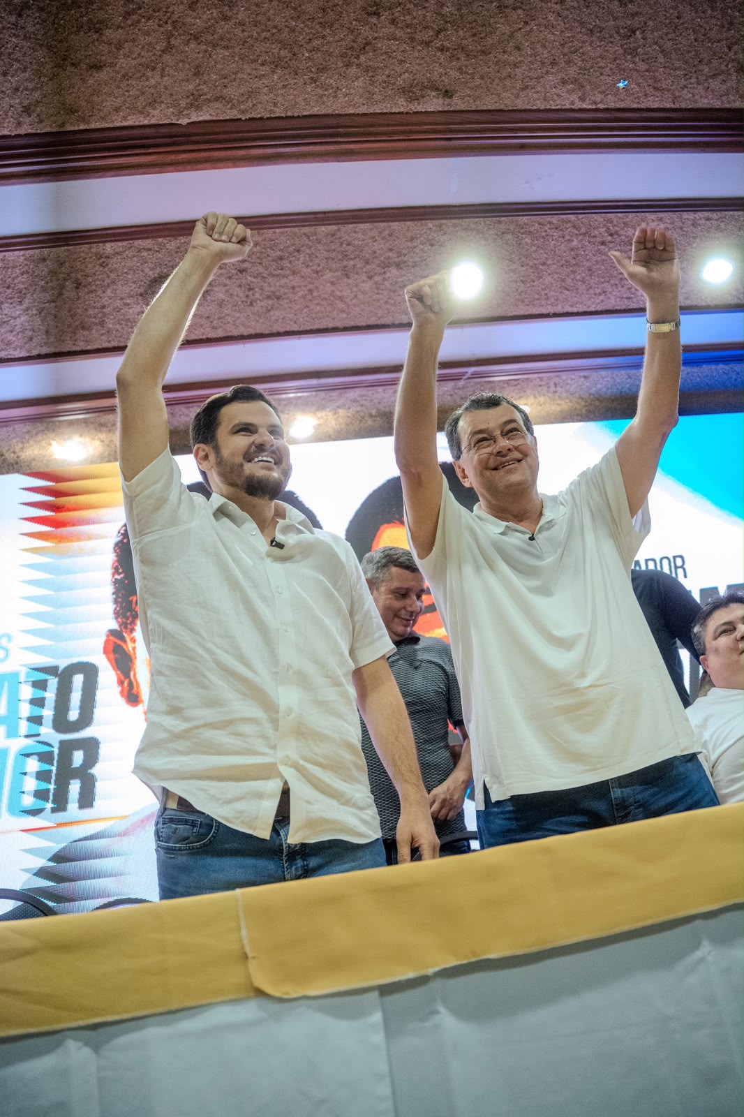 Eduardo Braga conquista apoio de Renato Junior para sua reeleição ao Senado