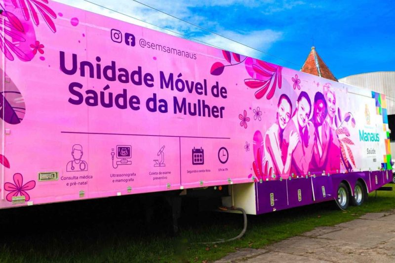 Confira os novos endereços das Unidades Móveis de Saúde da Mulher em Manaus