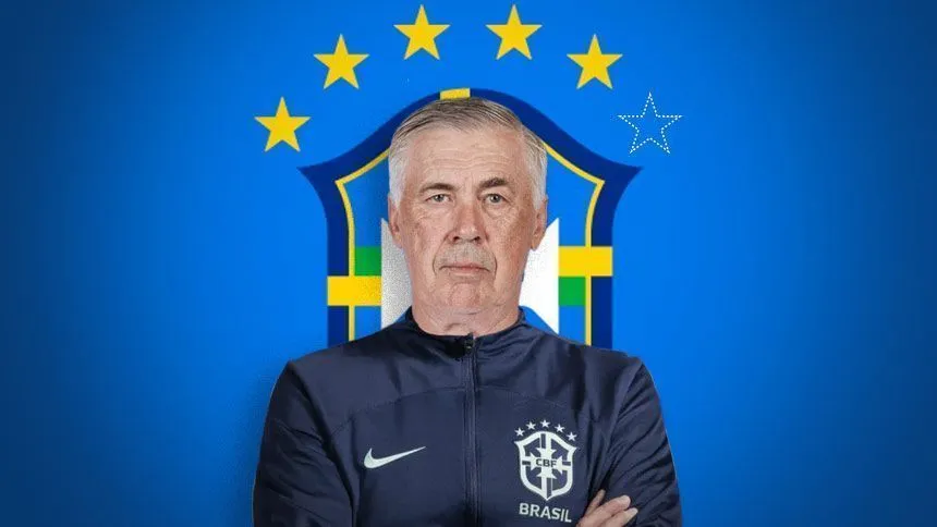 Carlo Ancelotti completa um ano como técnico da Seleção Brasileira