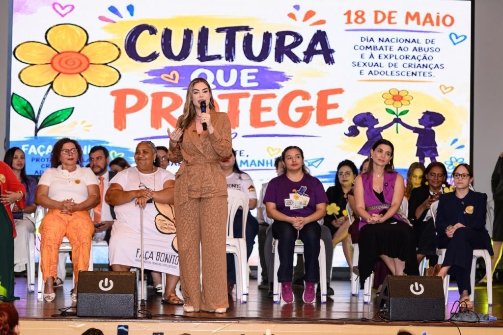 Thaisa Cidade se une a mobilização contra abuso infantil em Manaus