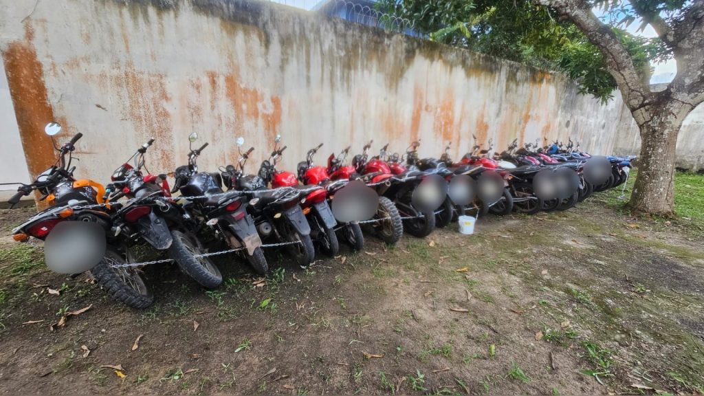Polícia Civil apreende 25 motocicletas roubadas em Maués