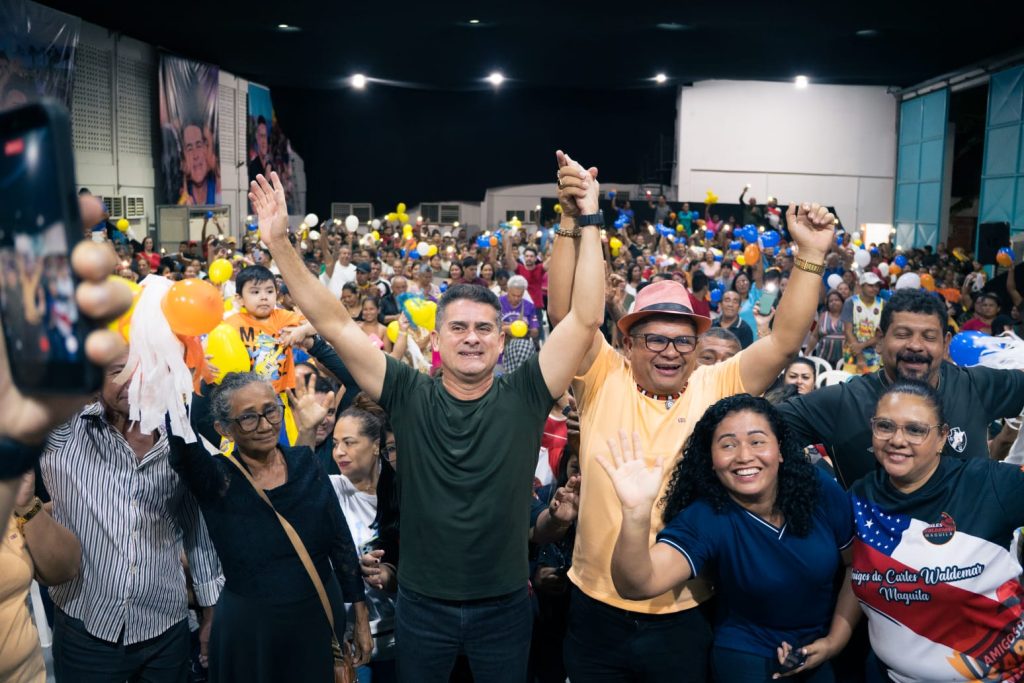David Almeida participa do lançamento da pré-candidatura de Maguila a deputado federal