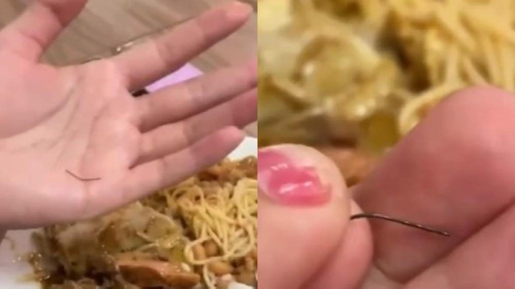 Vídeo mostra estudante da Ufam encontrando arame e ovo de barata em comida
