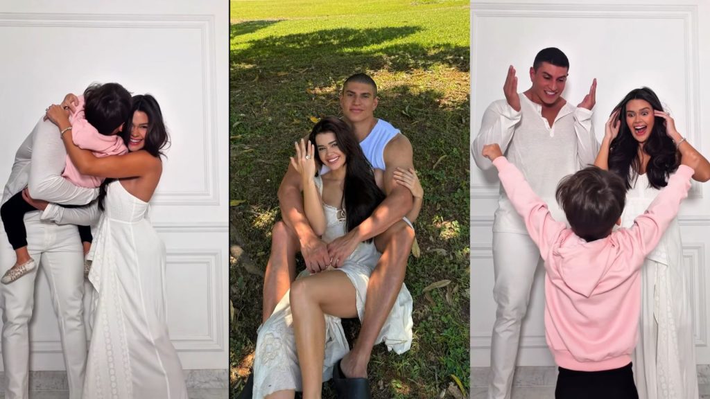 Franciny Ehlke revela sexo do bebê com Tony Maleh