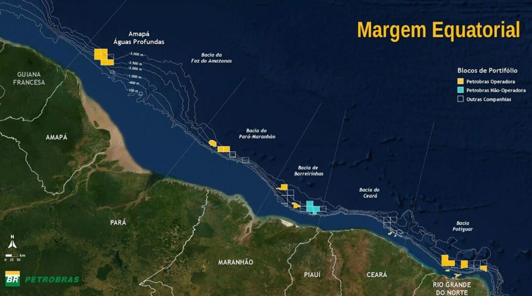 Estudo revela riscos de derramamento de petróleo na Margem Equatorial
