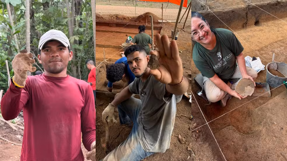 Descoberta de artefatos de pedra lascada no sul do Amapá