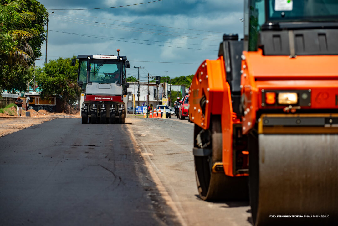 Avenida Venezuela: Prefeitura de Boa Vista avança com duplicação e asfaltamento