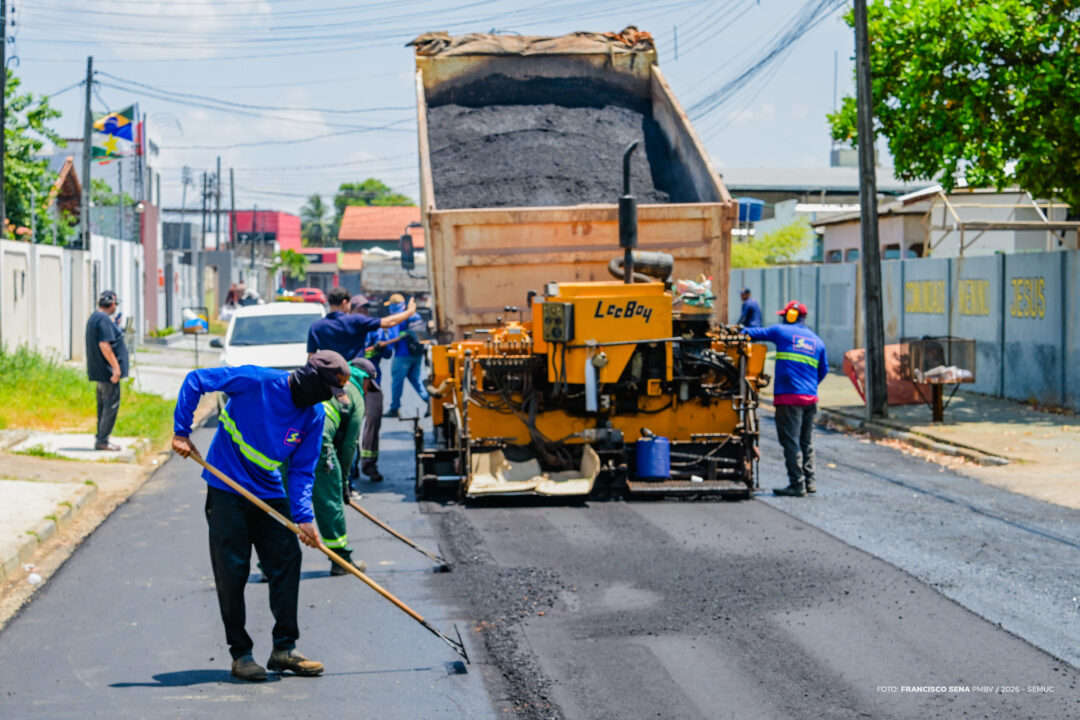 Prefeitura de Boa Vista avança com recapeamento em Mecejana e outros bairros